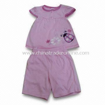 Toddlers Sleepwear, Comfortable, Available in Various Sizes and Colors, Two Plastic Buttons on Neck