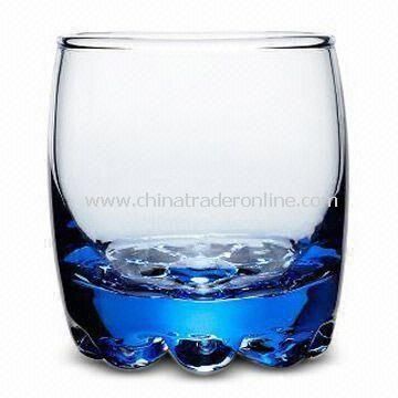 Beaded Rocks Glass with 195mL Capacity, Measures 6.8 x 7.35 x 8cm from China