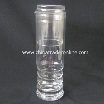 Clear Carafe with Cup, Made of Glass