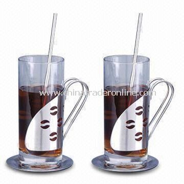 Irish Coffee Mugs, Available in Capacity of 280ml, Made of Glass from China