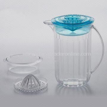 Jug with Salad Bowl and Lemon Squeezer, Made of MS Material