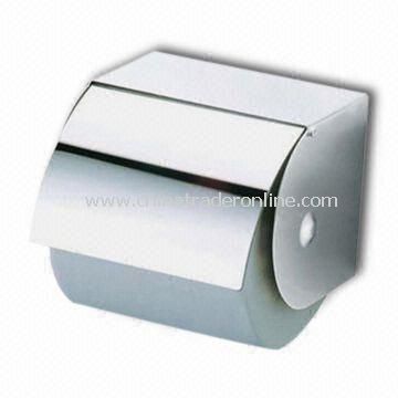 Paper Holder, Made of AISI304 Stainless Steel, Measures 122 x 100 x 96mm