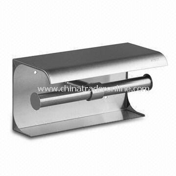 Paper Towel Holder with Satin Surface Finish, Made of AISI304 Stainless Steel