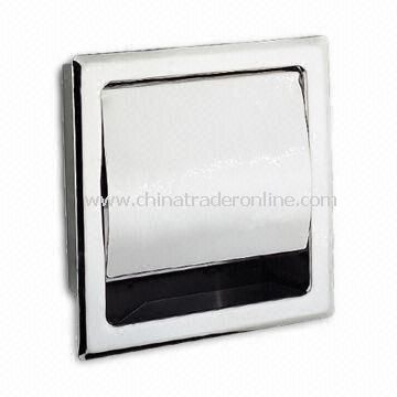 Recessed Paper Holder, Made of Stainless Steel Material, Available in Silver Color from China