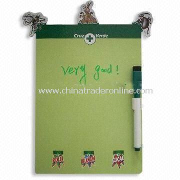 Refrigerator Magnetic Memo Board, Made of 157gsm Art paper, Suitable for Promotional Purposes