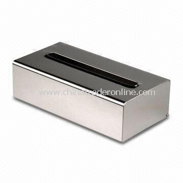 Tissue Dispenser with Polish or Satin Surface Finished, Measures 260 x 135 x 81mm from China