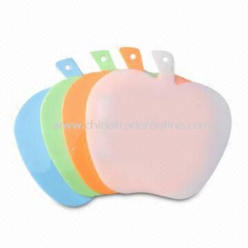 Apple Shaped Plastic Cutting Boards, Sized 26 x 25 x 0.4cm from China