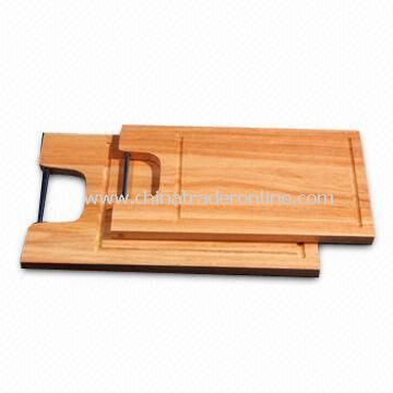 Rectangle Cutting Boards with Rod for Hanging, Available in Wooden Material from China