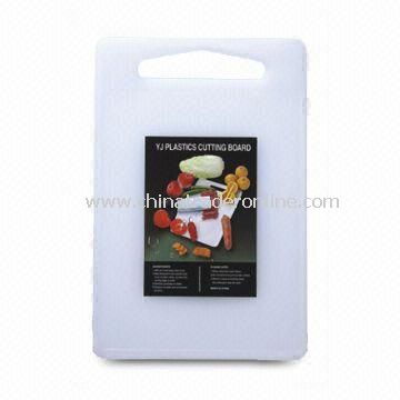 Rectangle Plastic Cutting Board with Hole for Easy Handling and Hanging from China