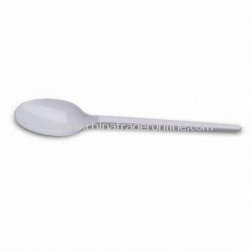 2.80g Plastic Dessert Spoon, Made of PS Material, OEM Orders are Welcome from China