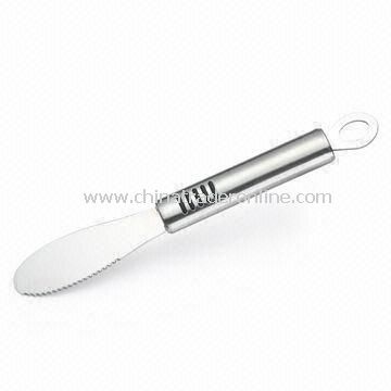 Butter Knife, Made of 2CR12, 1mm Thickness, Sized 22.4 x 3cm from China