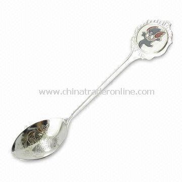 Coffee Spoon, Made of Zinc Alloy, Suitable for Souvenir and Promotional Purposes