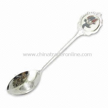 Coffee Spoon, Made of Zinc Alloy, Suitable for Souvenir and Promotional Purposes from China