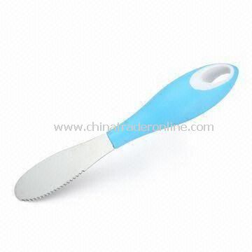 Plastic Handle Butter Knife, Bread and Butter Knife, 1mm Thickness, Size of 20.5 x 3.5cm