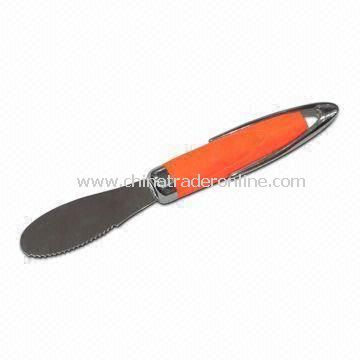 Stainless Steel Butter Knife with Electroplating Handle from China