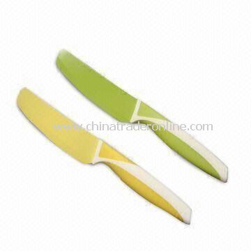 Stainless Steel Knife with 3Cr14 and Non-stick Coating, Available in Various Colors from China