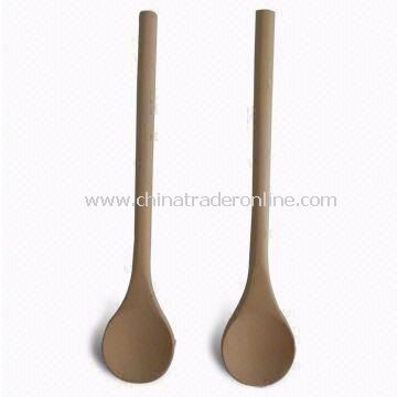 Wooden Coffee Spoons with 20cm Long, OEM Orders are Welcome