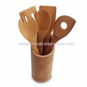 Bamboo Dinnerware/Utensil Set/Cooks Tools, Available in Natural Color, Eco-friendly