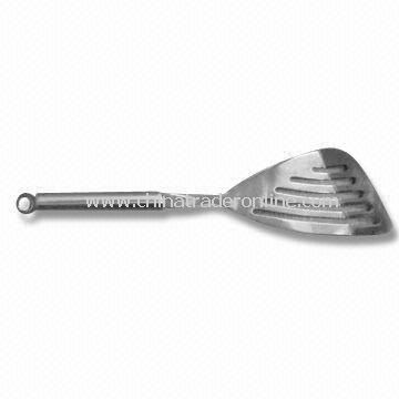 Slotted Cooking Turner, Made of Stainless Steel, Measures 30cm