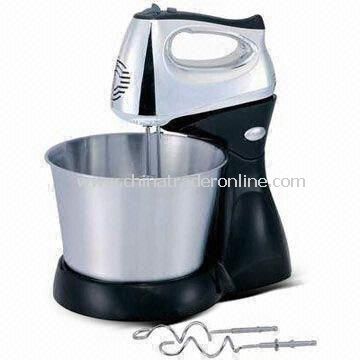 Whisk with Bowl, Chrome-plated Body and 150W Power