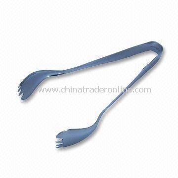 Ice Tongs, Made of Stainless Steel, Personalized Logos are Accepted from China