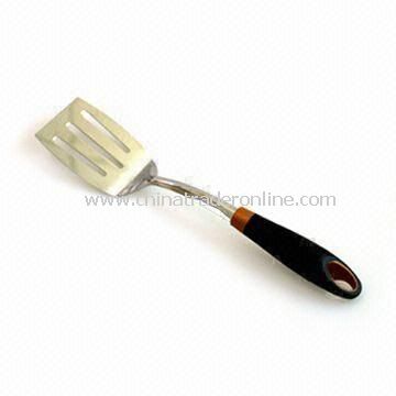 PP Slotted Turner with ABS Bolster Handle and Stainless Steel Head, Measures 33 x 7cm from China