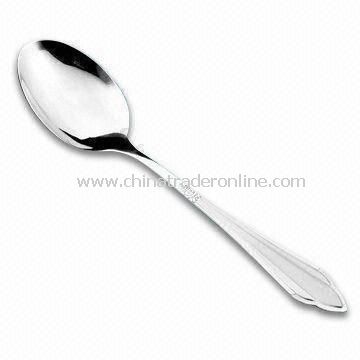 Spoon, Made of Stainless Steel, Various Types are Available
