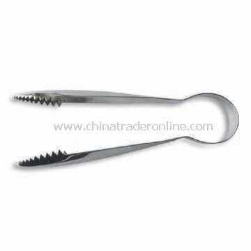 Stainless Steel Ice Tongs, Suitable for Ice Handling, Customized Logos are Welcome