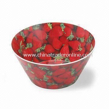 100% Melamine Salad Bowl, Customized Designs and Sizes are Accepted from China