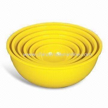 6 Pieces Serving Bowl Set, Made of Melamine, Available in Several Colors from China