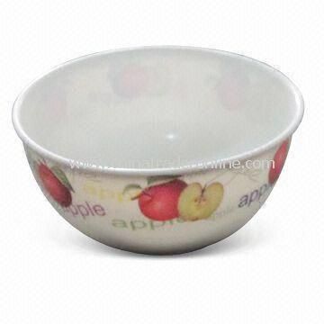 Bowl with Printing, Available in Size of 15.3 x 8cm