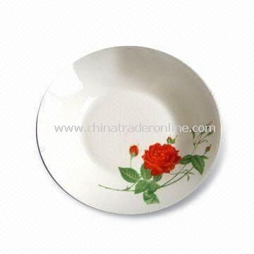 Porcelain Plate and Mug, Various Sizes are Available, FDA Certified