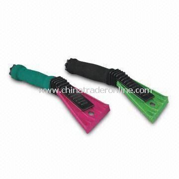 Ice Scraper, Available in Various Colors, with Waterproof Surface and Fluff Interior from China