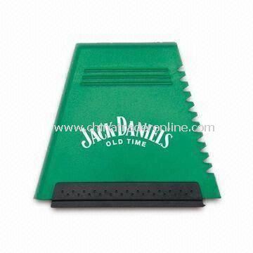 Ice Scraper with Waterproof Surface and Fluff Interior, Available in Various Colors