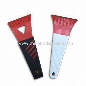 Ice Scrapers with PVC Handle, Made of ABS/AS, Available in Various Colors