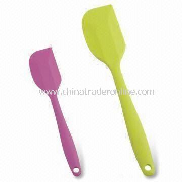 Silicone Spatulas with Metal Inside, Measures 20 x 27cm, Available in Various Colors and Sizes