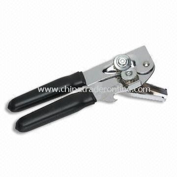 Can/Tin Opener with Plastic Handle, Made of Stainless Steel from China