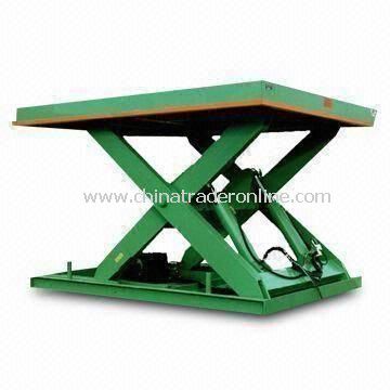 Stationary Scissor Lift with 1,700mm Lifting Height and Single Fork Frame from China