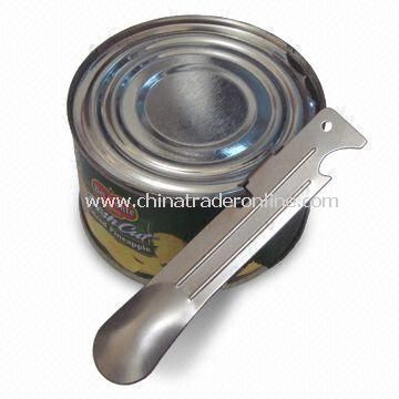 Can Opener, Made of Compact Size Stainless Steel, Measuring 105 x 20mm