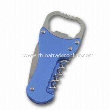 Good-quality Bottle/Can Opener Keychain, Available in Various Colors, with Easy to Carry