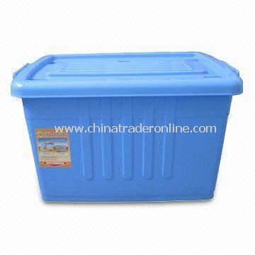 Plastic Household Storage Container, Available in Blue Color from China