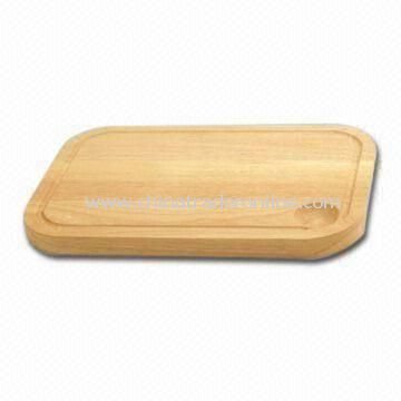 Rubber Wood Cutting Board, 36 x 27.5 x 2cm