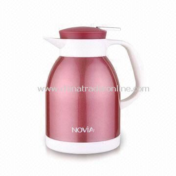 Durable Vacuum Pitcher Euro Coffee Bottle with 54oz Capacity, Made of 18/8 Stainless Steel from China