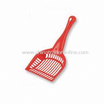 Plastic Cat Litter Scoop, Available in Red, Green and Blue, Measures 28 x 12.5cm