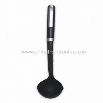 Scoop, Made of Nylon and Stainless Steel, with PP Handle and Steel Plate Inlay from China