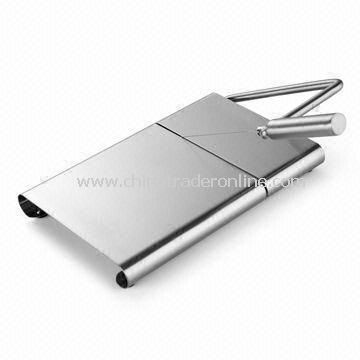 Stainless Steel Cheese Cutter Slicer, Measures 24 x 23 x 2.2cm, with 377g Weight