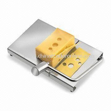 Stainless Steel Cheese Cutter with Matte Finish, 0.5mm Thickness, Measures 27.3 x 16 x 24cm from China