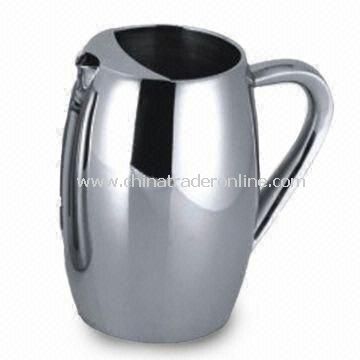 Stainless Steel Water Pitcher, Sizes of 1L and 0.8L from China