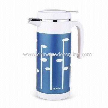 Vacuum Pitcher Stainless Steel Euro Coffee Bottle Carafe with 1L Capacity, Measures 10 x 23.5cm from China