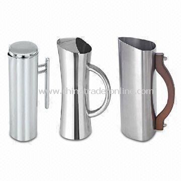 Water Pitcher/Stainless Steel Jug with Capacity of 1,500mL from China